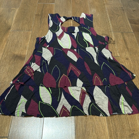 Akiko leather detailed top sz Xs - Picture 2 of 3